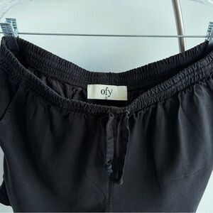 Black Men's Flat Front Shorts